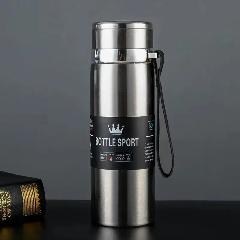 1L Stainless Steel Thermos Bottle – Vacuum Insulated, Keeps Hot & Cold, for Water, Tea & Coffee (4 Colors)