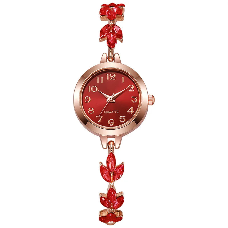 Women's Rhinestone Bracelet Watch