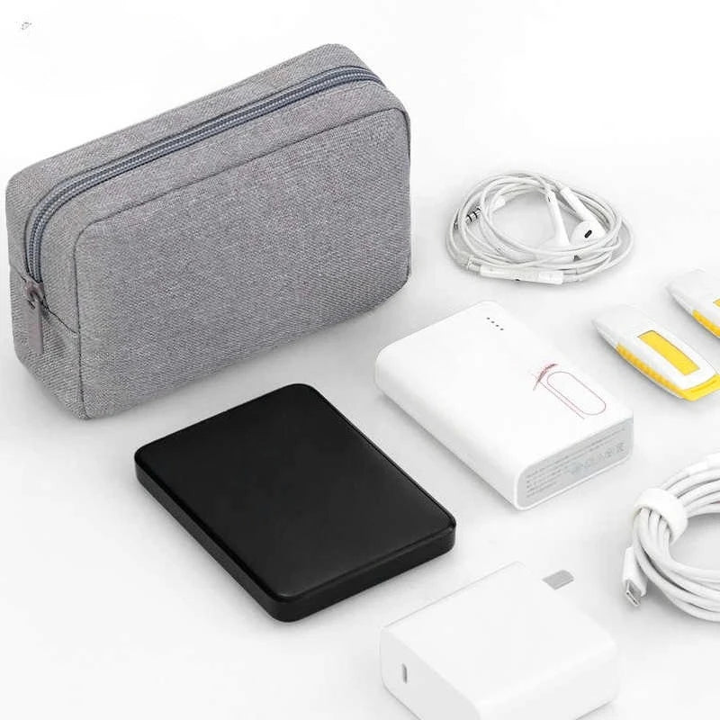 Waterproof Oxford Travel Storage Bag – Cable, Earphone & Gadget Organizer