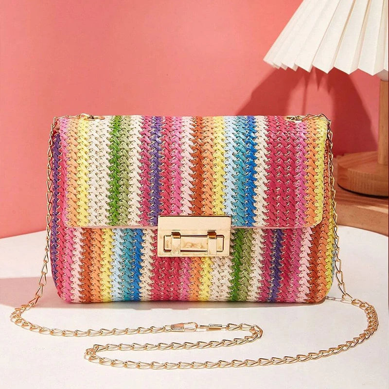 Women's Chain Strap Crossbody Bag – Chic Evening & Day Shoulder Bag