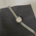 Women's Square Quartz Watch – Expandable Stainless Steel Band | Silver, Gold, Gold/Red, Gold/Black