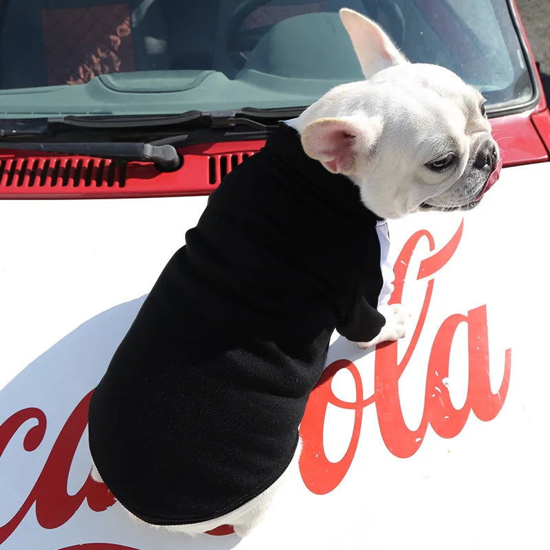 Baseball Dog Jacket – Winter Sweatshirt for Small & Medium Dogs