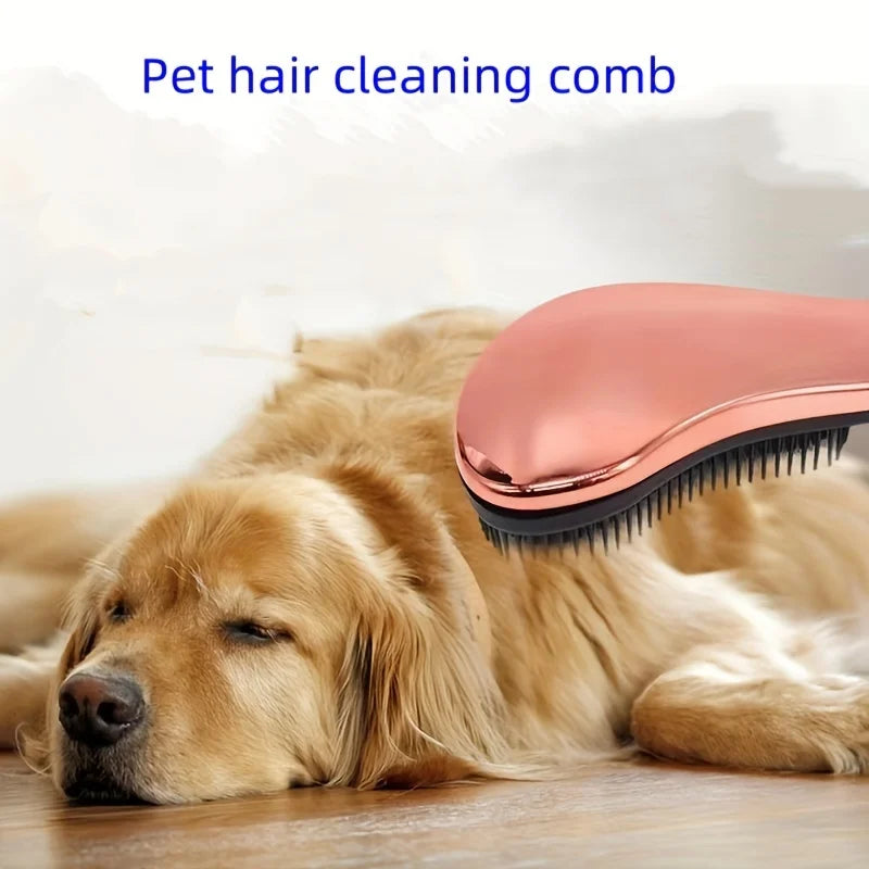 Pet Grooming Brush – Deshedding Undercoat Rake Comb for Dogs & Cats