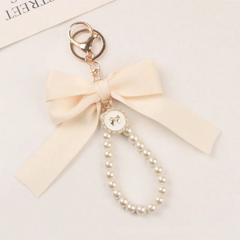 Large Bow Keychain – Cute Bag Charm & Hanging Ornament for Bags, Keys & Headphone Cases