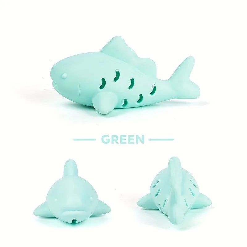 Interactive Silicone Pet Toy – Bite-Resistant Food Hiding & Teeth Grinding Toy for Cats & Small Dogs