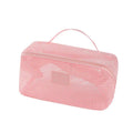 Women's Makeup Organizer Bag – Zipper Toiletry Kit & Travel Cosmetic Pouch