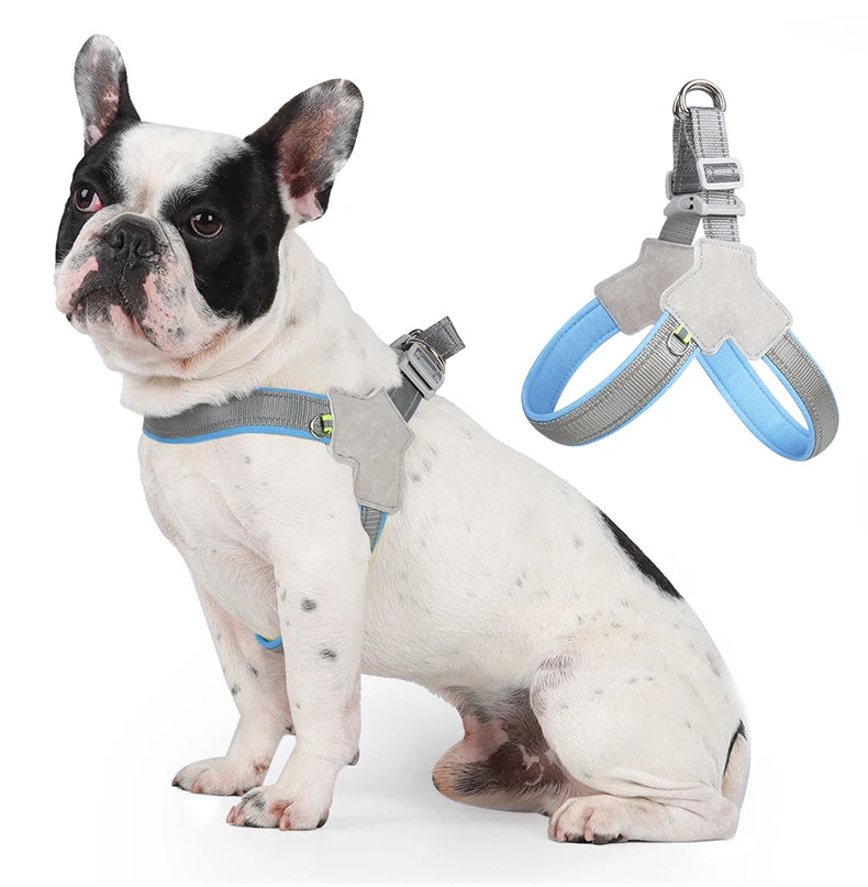 Reflective No-Pull Dog Harness – Adjustable Vest for Small & Medium Dogs