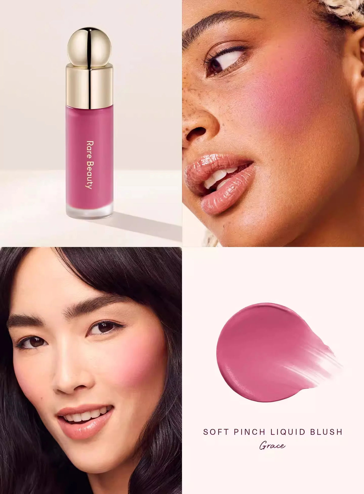 3D Liquid Blush & Bronzer – Long-Lasting, Waterproof Cream Formula with Natural Highlight Finish