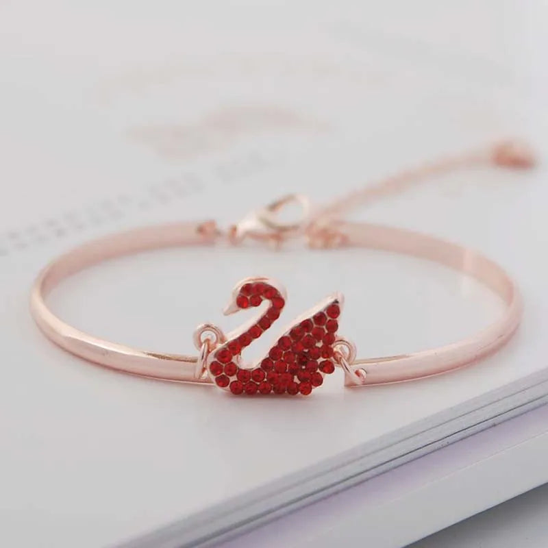 Zircon Charm Bracelet – Butterfly, Daisy & Evil Eye | Gold, Rose Gold & Silver | Women's Luxury Bangle