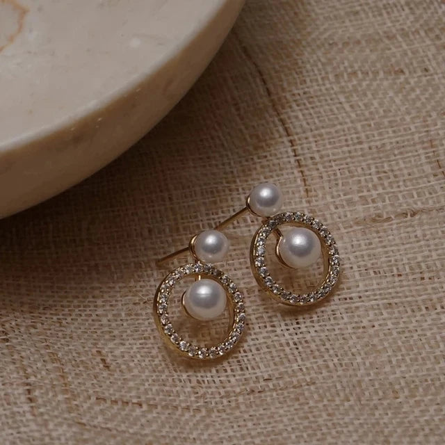 Sterling Silver Bohemian Stud Earrings