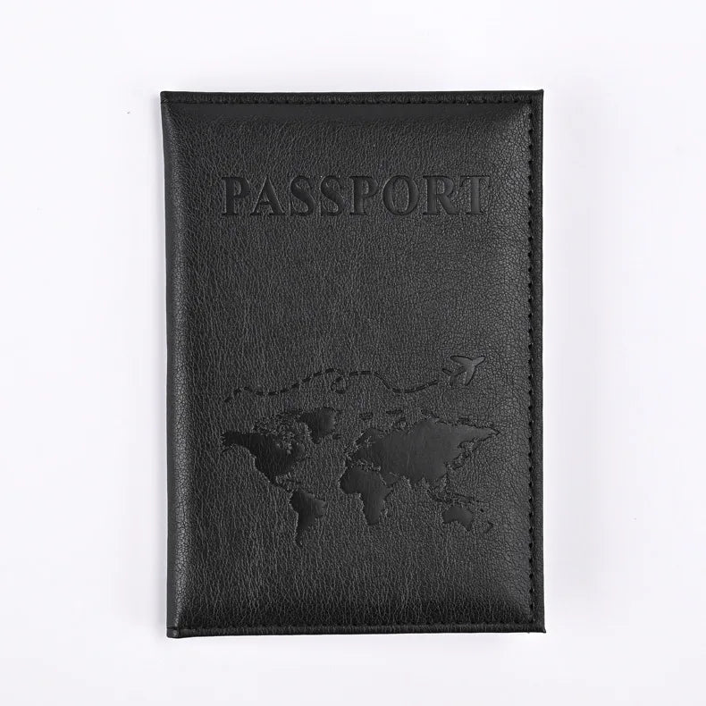 PU Leather Passport Holder – Travel Wallet & ID Card Cover
