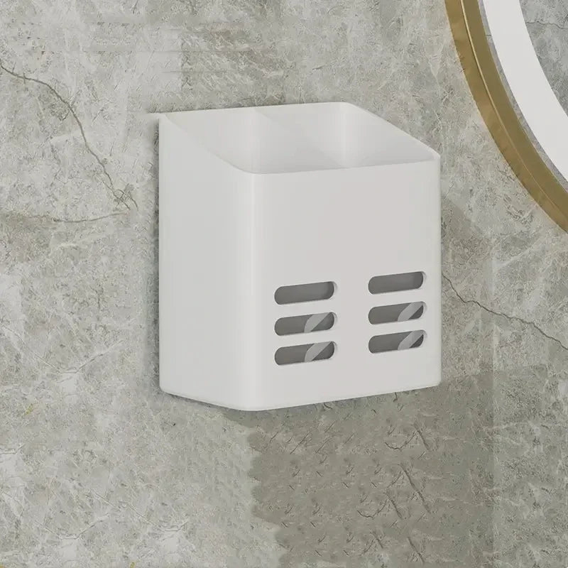 No-Drill Bathroom Corner Shelf – Wall Mount Makeup & Toiletries Organizer