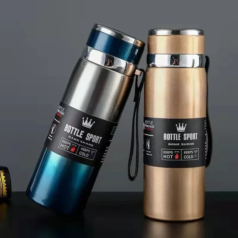 1L Stainless Steel Thermos Bottle – Vacuum Insulated, Keeps Hot & Cold, for Water, Tea & Coffee (4 Colors)