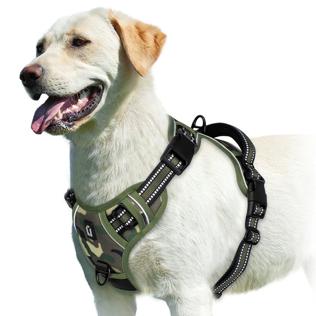 No-Pull Dog Harness – Soft Padded Vest with Easy Control Handle