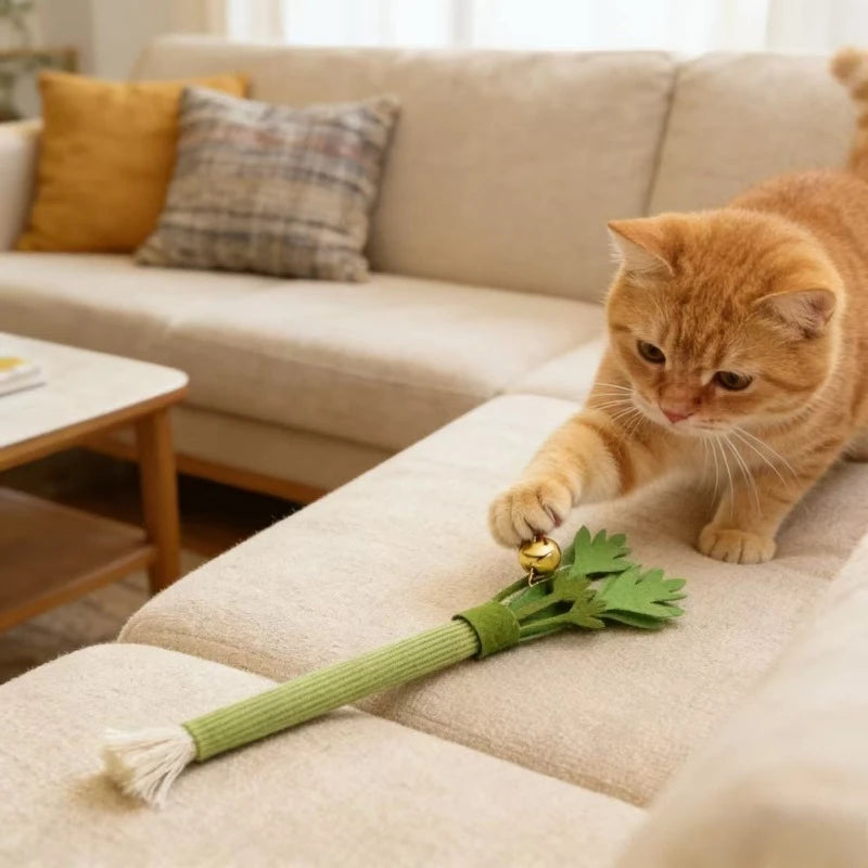 Catnip Molar Stick Cat Toy – Interactive Teeth Cleaning Chew Toy for Cats