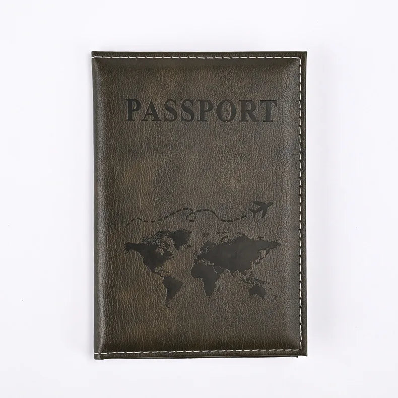 PU Leather Passport Holder – Travel Wallet & ID Card Cover