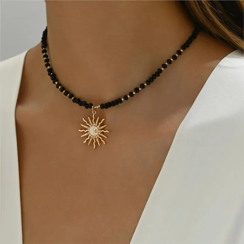 Sun Pendant Necklace