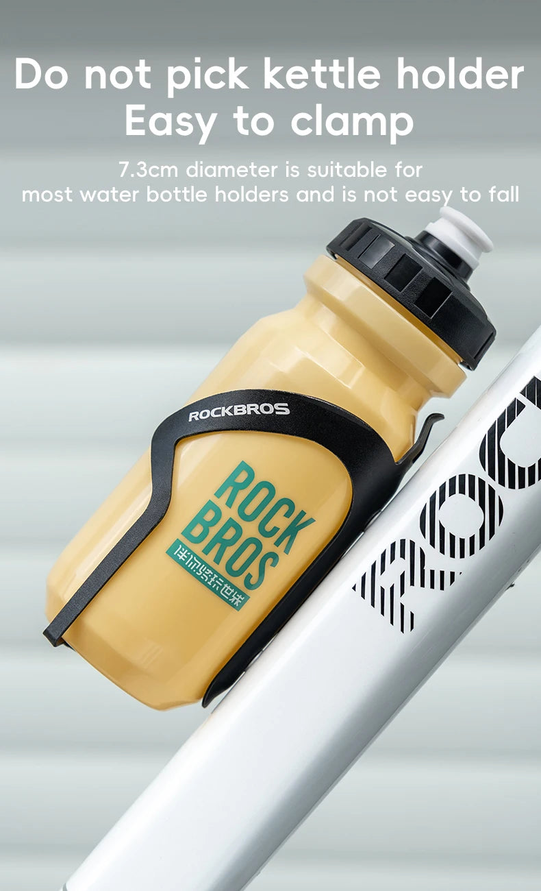 ROCKBROS 600ml Cycling Water Bottle – Squeeze Sports Cup for Bike, Camping & Hiking