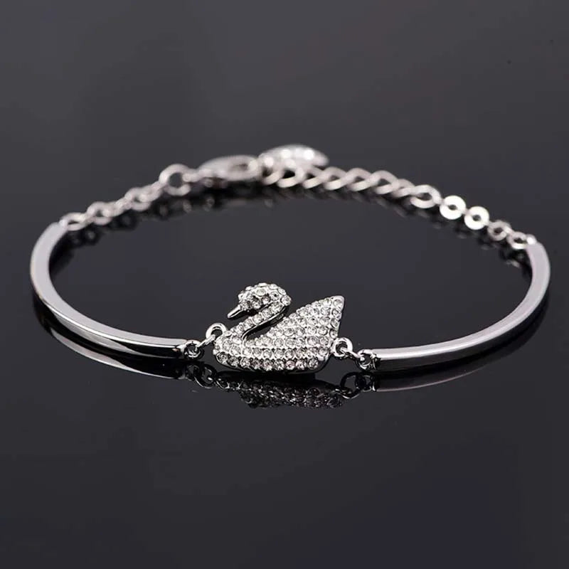 Zircon Charm Bracelet – Butterfly, Daisy & Evil Eye | Gold, Rose Gold & Silver | Women's Luxury Bangle