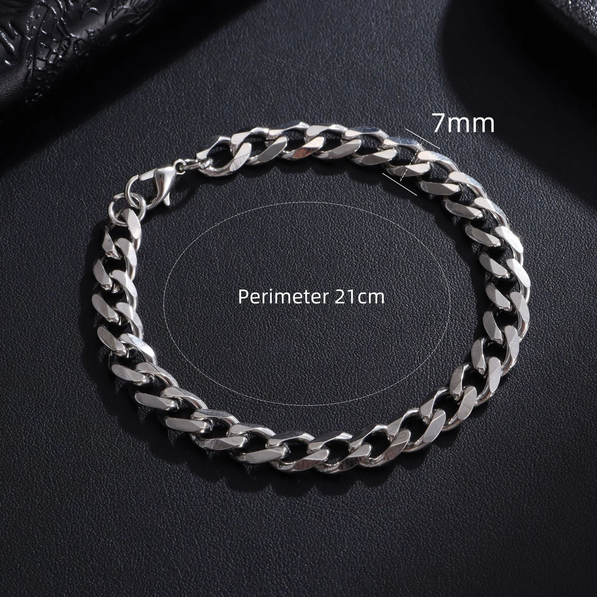 Cuban Chain Bracelet — Stainless Steel Link