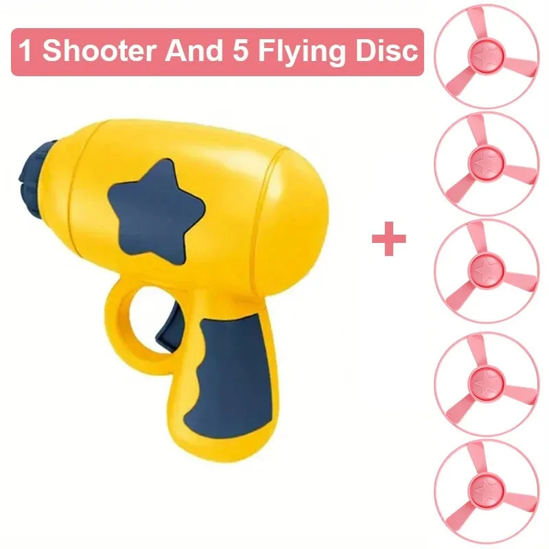 Mini Flying Disc Launcher Cat Toy – Interactive Shooting Gun for Kittens & Cats
