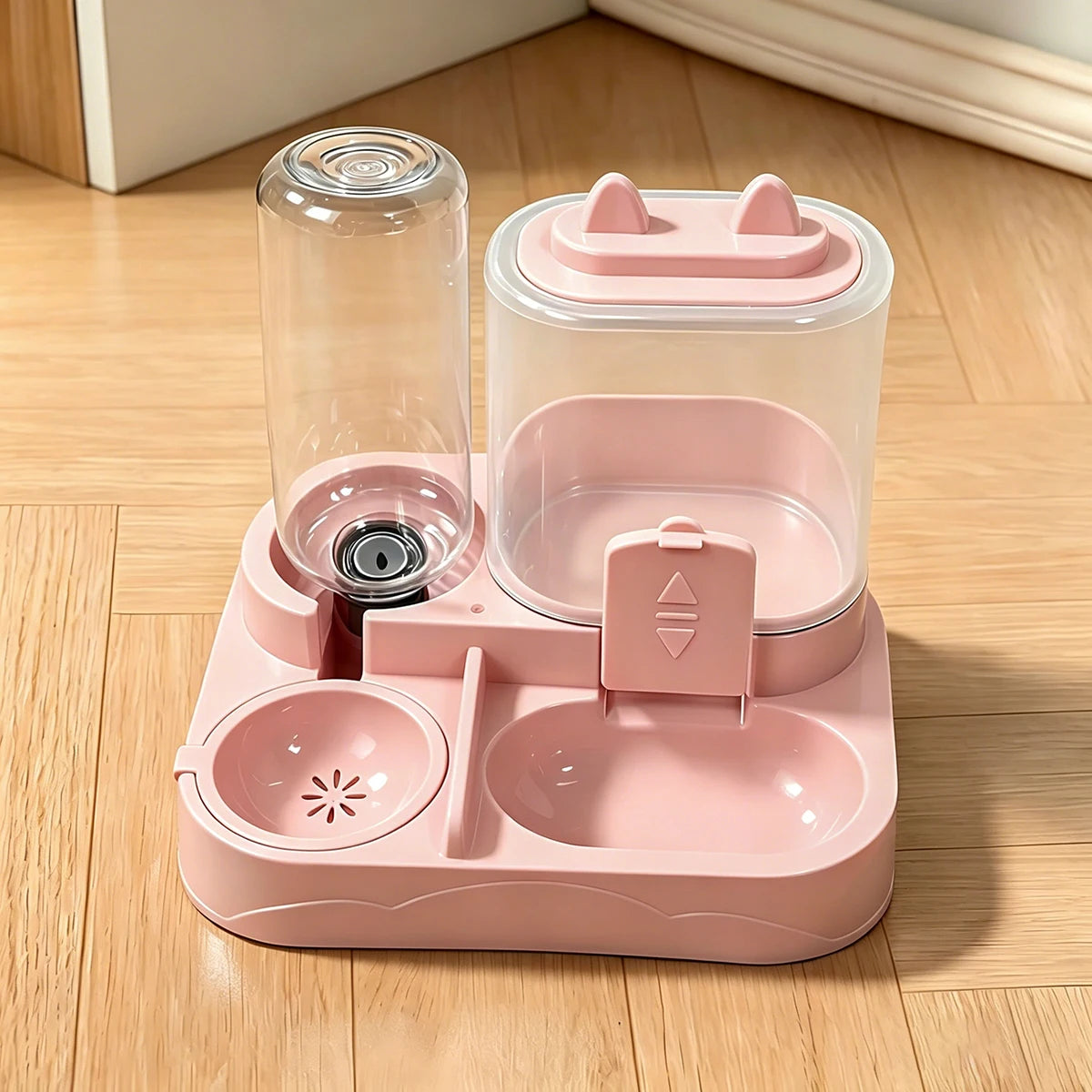 2-in-1 Pet Feeder & Water Dispenser — Gravity Auto Bowl