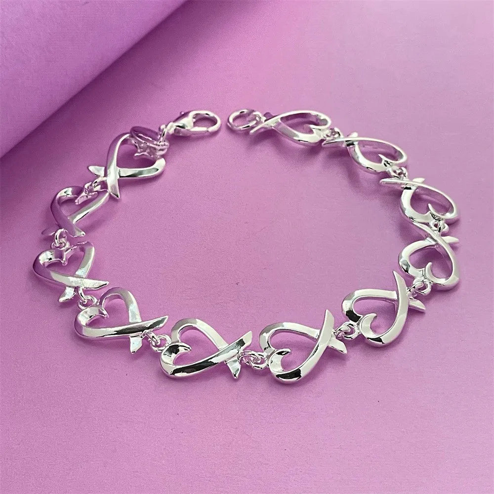 925 Sterling Silver Bracelet — Elegant Chain