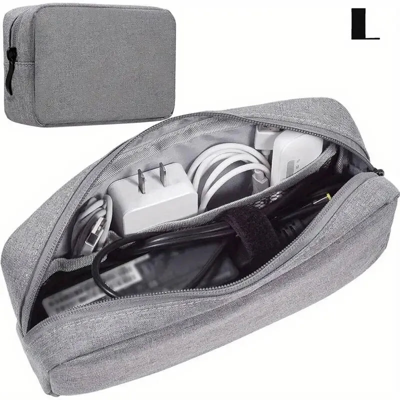 Cable & Cord Organizer Travel Bag – Electronics Storage Pouch
