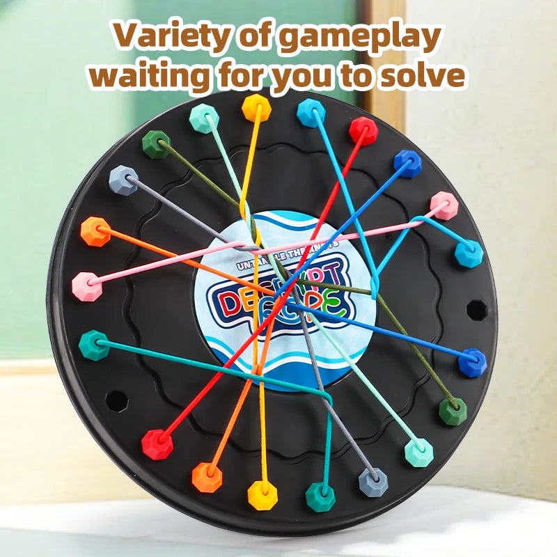 Rope Untangle Puzzle Game – Logic & Strategy Brain Teaser for Kids