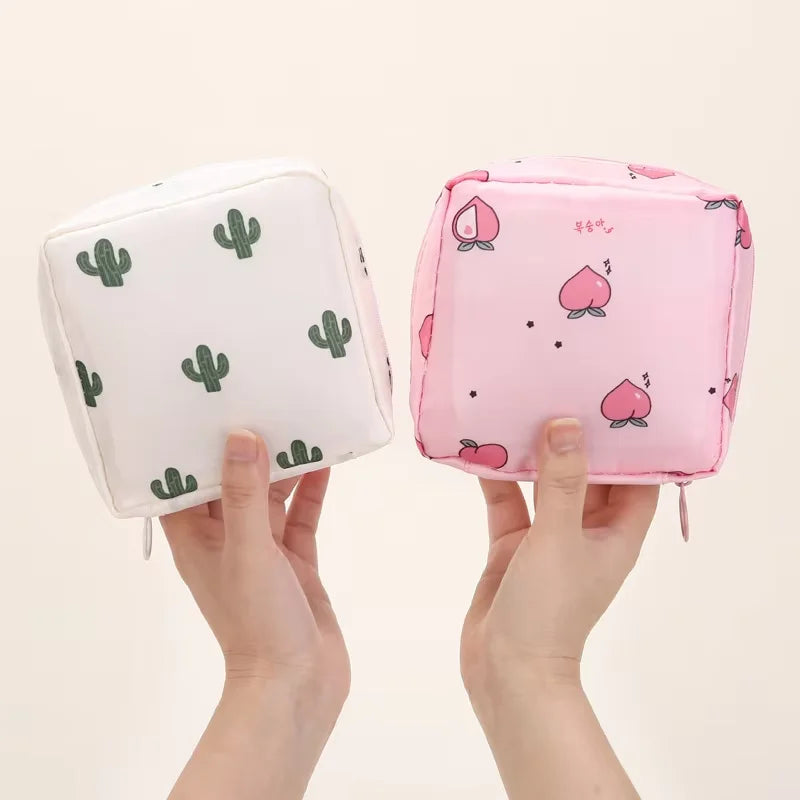 Portable Sanitary Napkin Organizer Pouch
