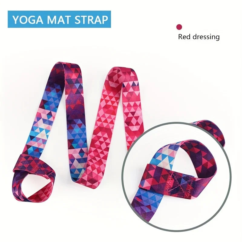 Adjustable Yoga Mat Carry Strap – Shoulder Sling & Storage Strap