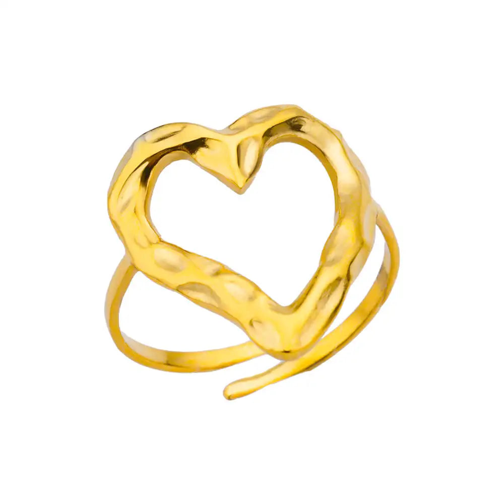 Gold Stainless Steel Ring