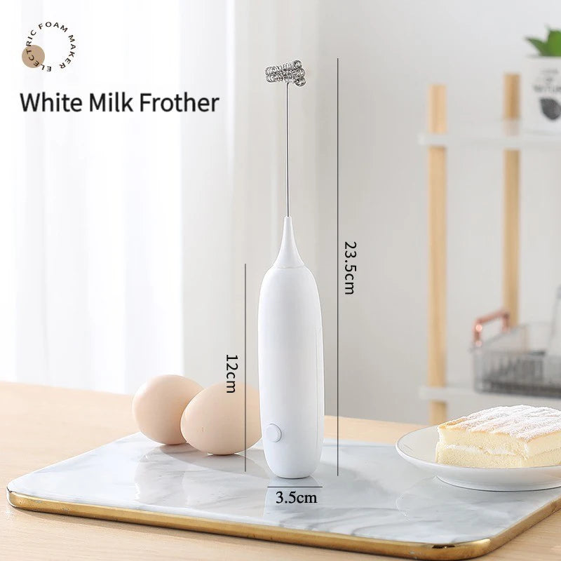 Portable Milk Frother & Egg Beater – Handheld Whisk