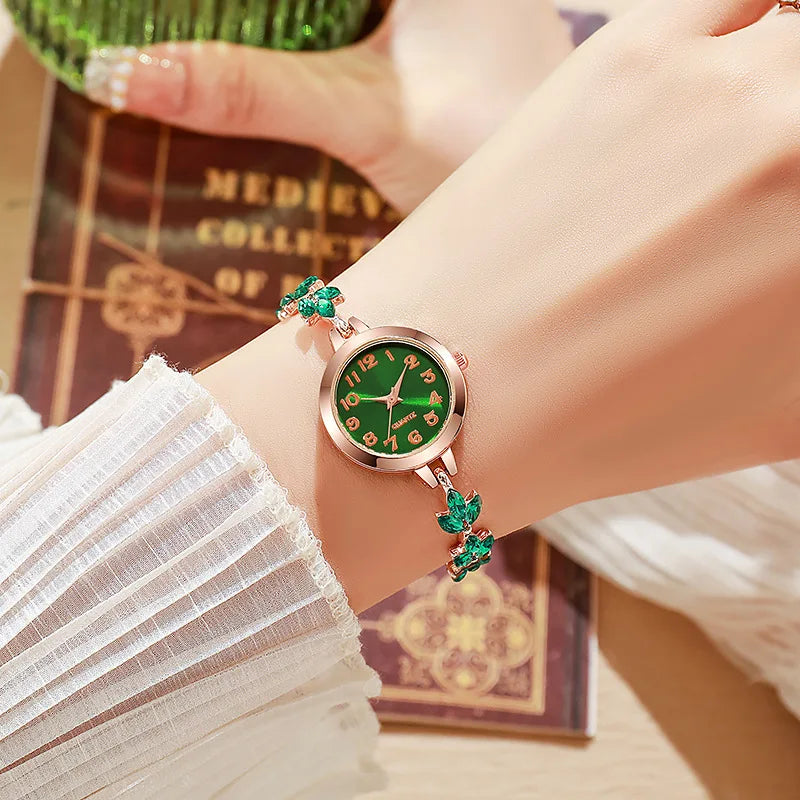 Women's Rhinestone Bracelet Watch