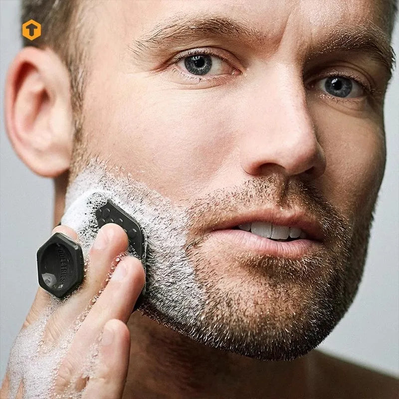Silicone Facial Cleansing Brush for Men – Deep Clean & Massage