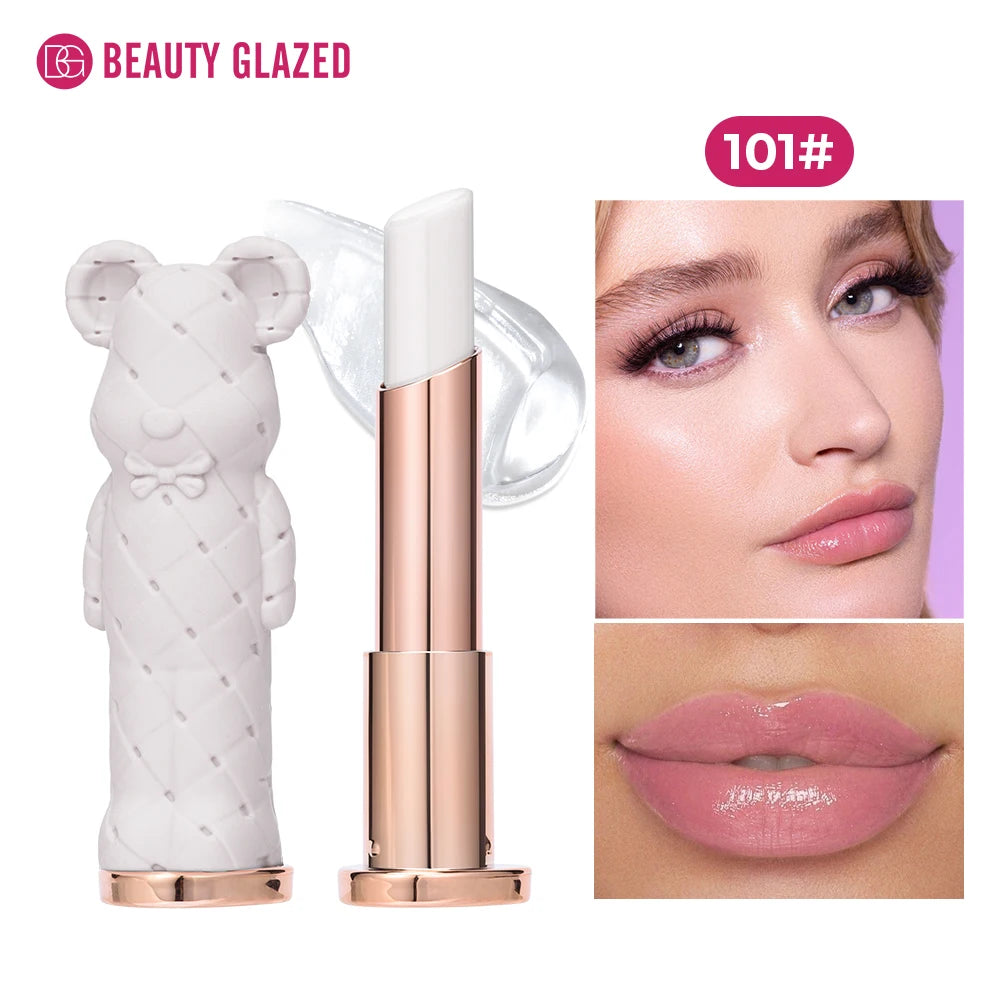 Beauty Glazed Bear Moisturizing Lipstick – Nourishing Colored Lip Balm