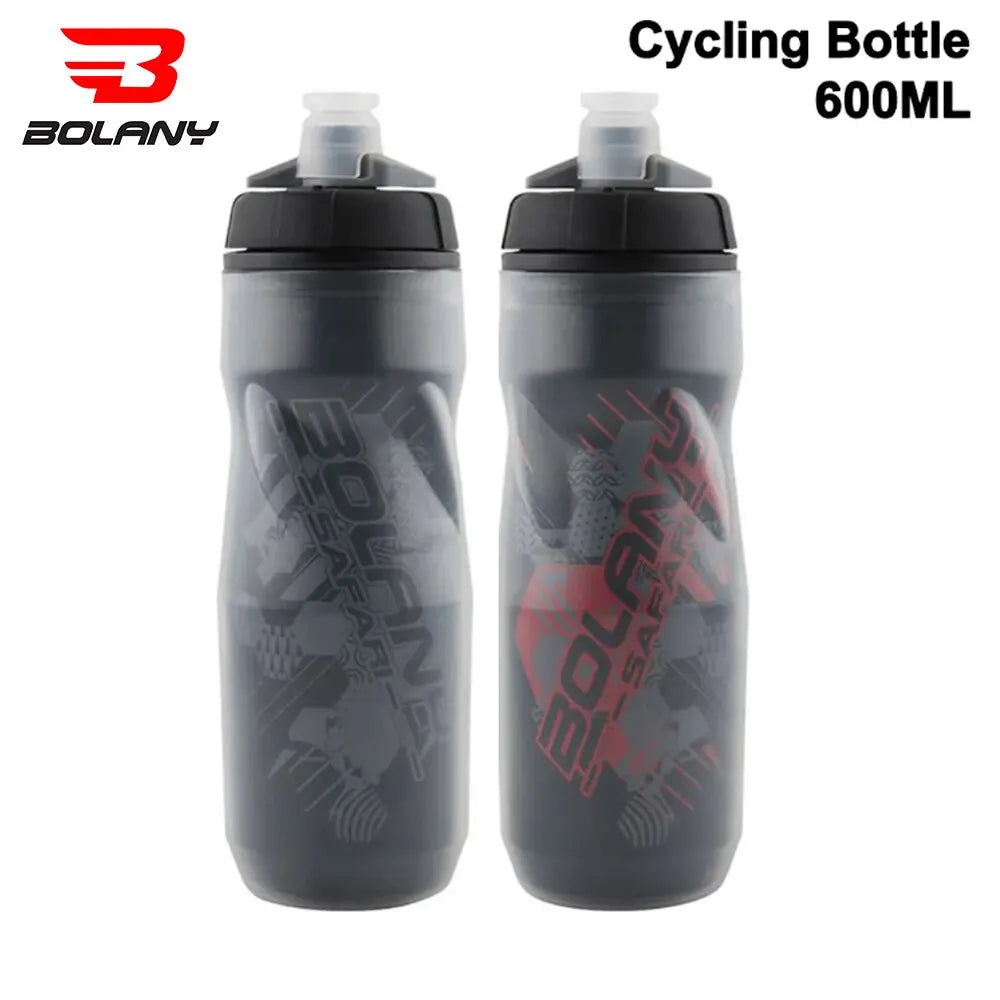 BOLANY 600ml Cycling Water Bottle – BPA-Free PP5 Squeeze Sports Bottle for Mountain Bike & Outdoor
