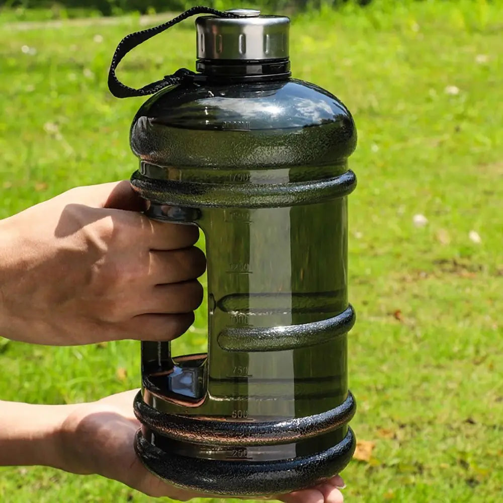 2L PETG Sports Water Bottle with Handle – BPA-Free Gym Gallon Bottle for Workout & Outdoor