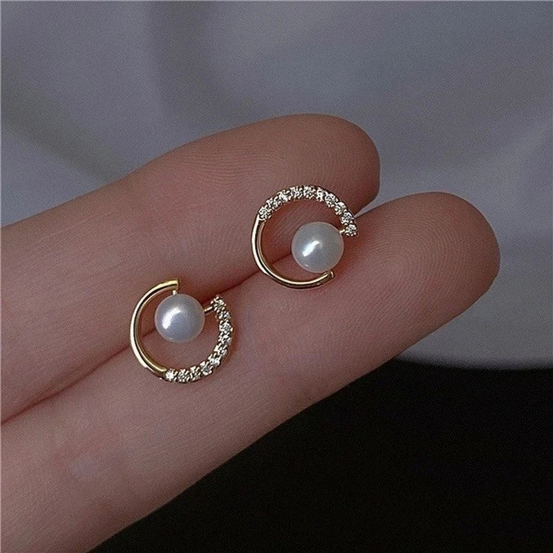 Sterling Silver Bohemian Stud Earrings