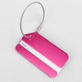 Aluminium Luggage Tags – Metal Suitcase ID Labels with Steel Loop