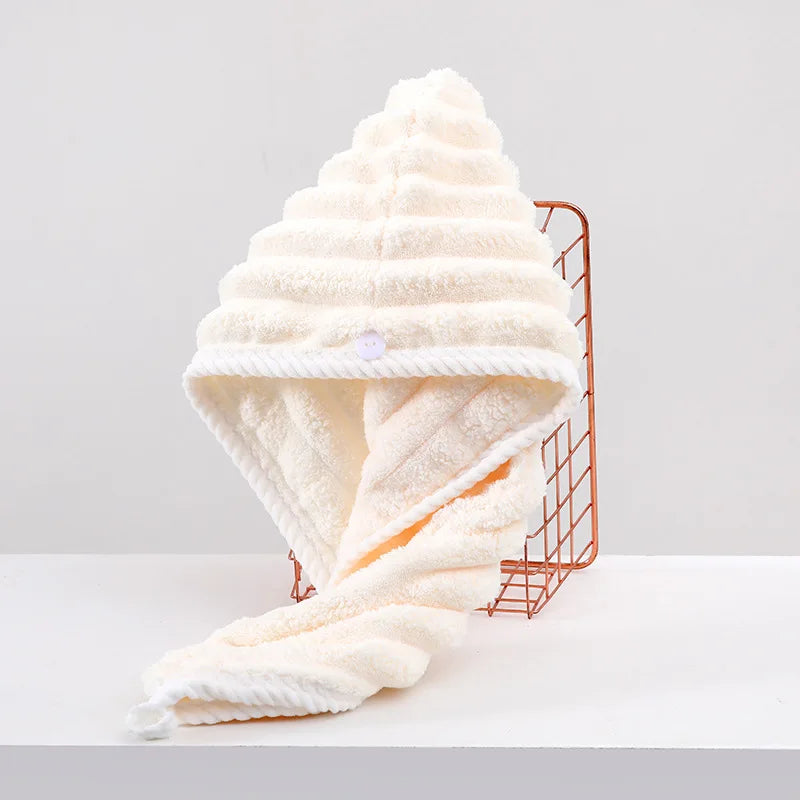 Quick-Dry Hair Towel Cap – Super Absorbent