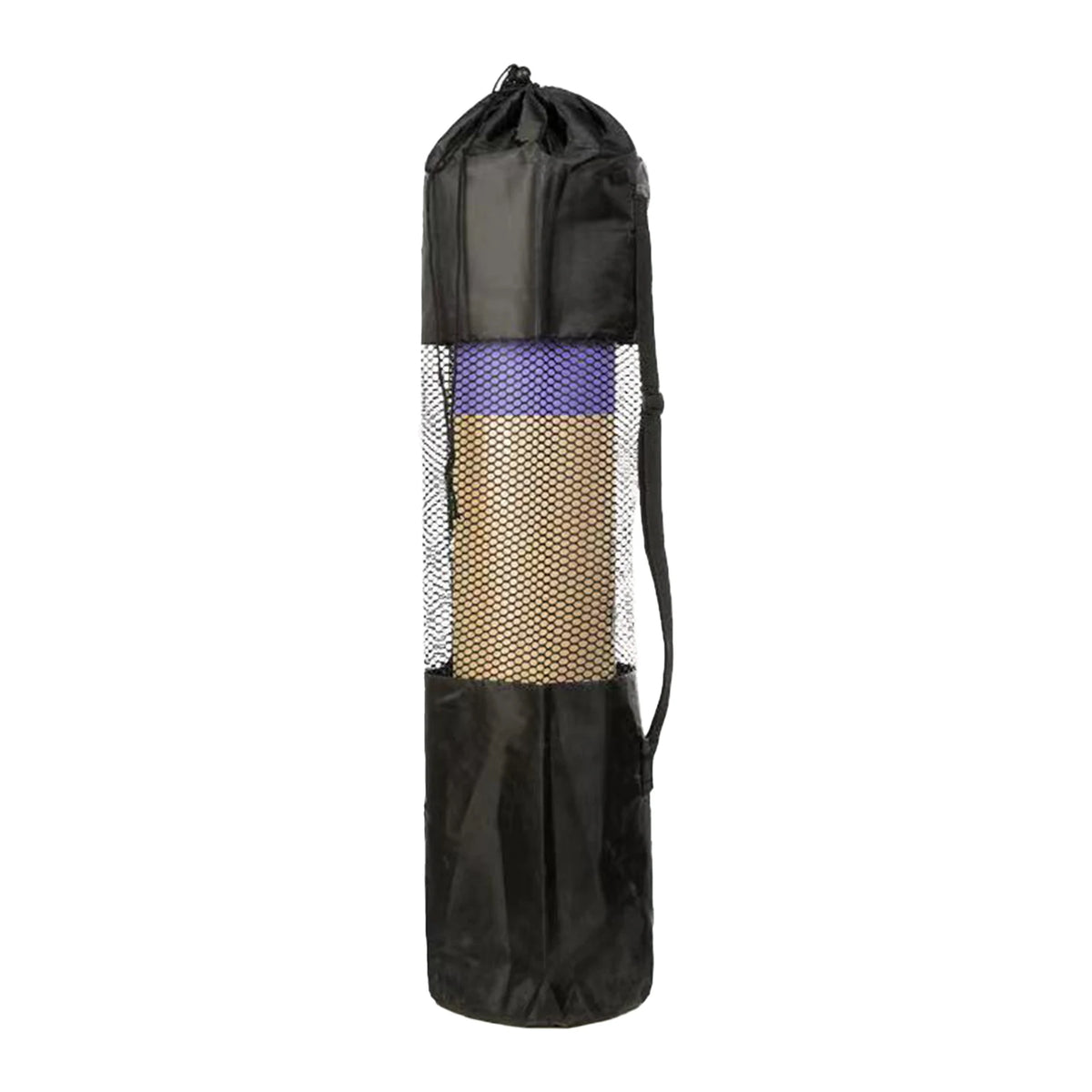 Yoga Mat Bag with Mesh Window – Oxford Cloth, Waterproof, Adjustable Shoulder Strap for Gym, Beach & Travel