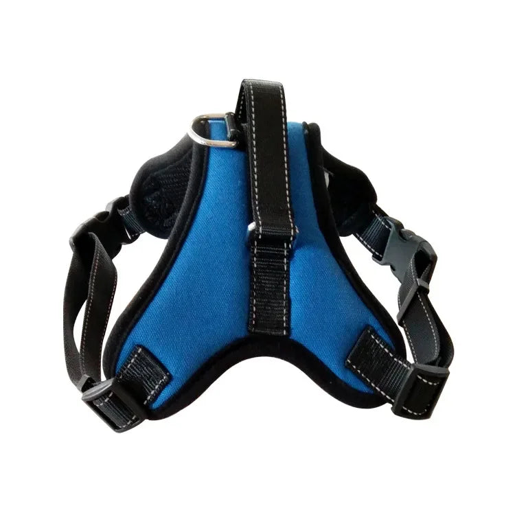Dog Vest Harness – Adjustable Quick-Release Nylon Harness for Puppies & Dogs