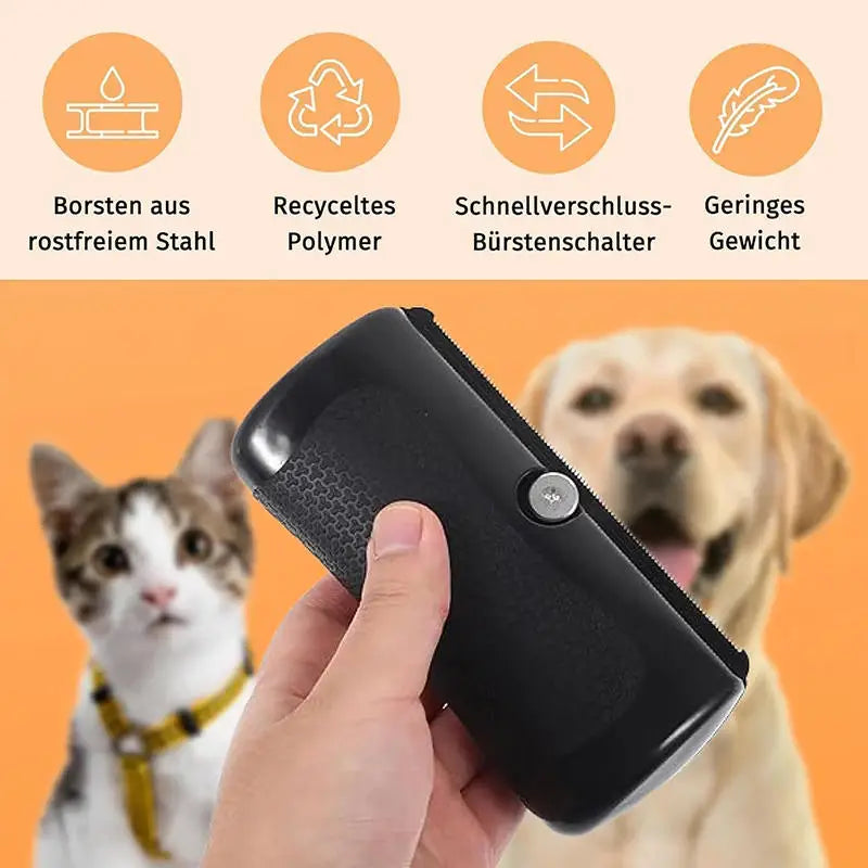 Pet Deshedding Brush – Ergonomic Grooming Comb & Hair Remover for Dogs & Cats