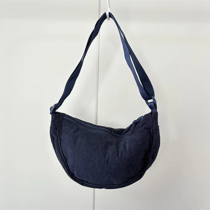 Corduroy Hobo Shoulder Bag – Crossbody
