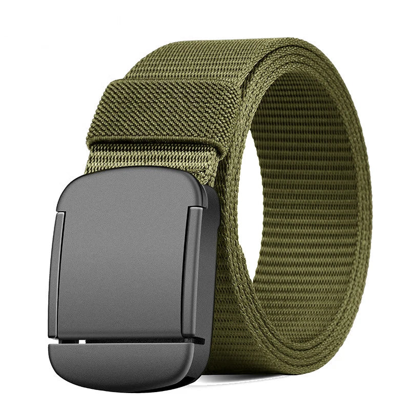 Tactical Nylon Belt with Automatic Buckle