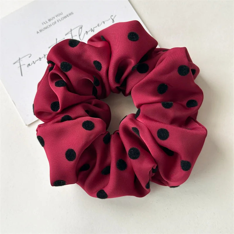 Satin Scrunchies – Korean Style Ponytail Holder