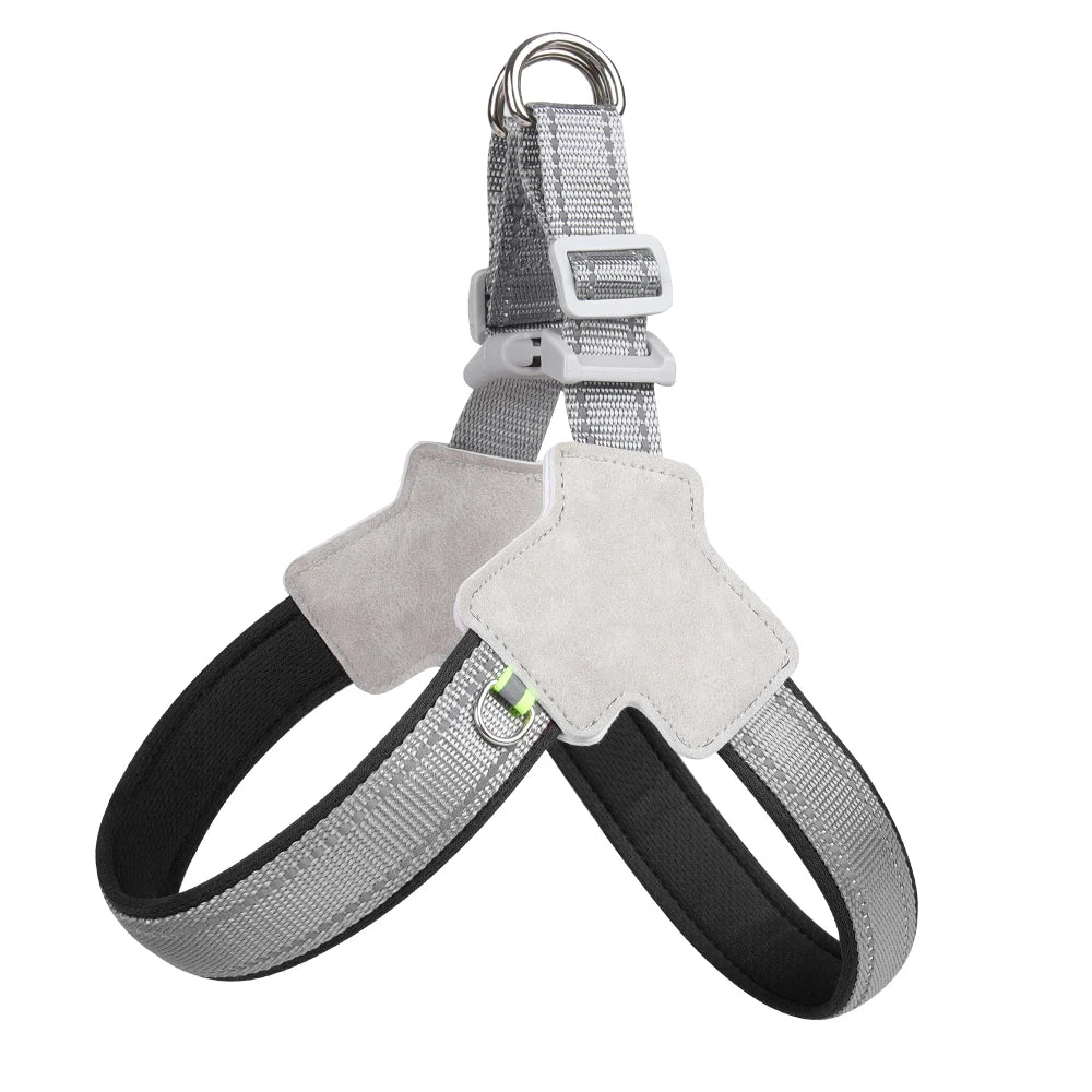Reflective No-Pull Dog Harness – Adjustable Vest for Small & Medium Dogs