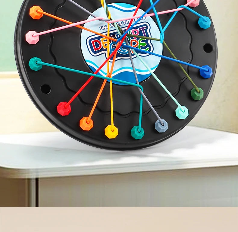 Rope Untangle Puzzle Game – Logic & Strategy Brain Teaser for Kids