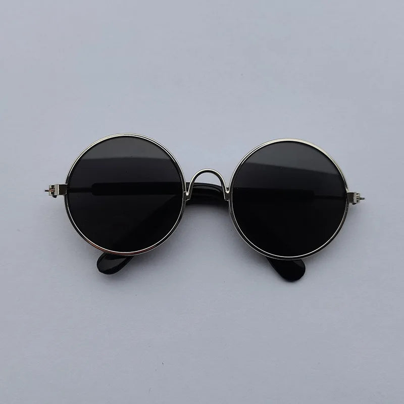 Vintage Round Sunglasses for Cats & Small Dogs – Photo Props & Cosplay